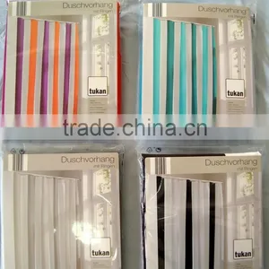 Elegant Polyester Shower Curtain Good Quality thumbnail-1