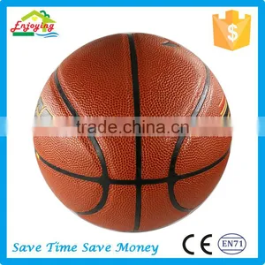 Professional Standard 8 Panel Brown Match pu Basketball for Men thumbnail-2