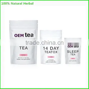 Chinese Packaging Manufacturer Customized Organic 14 Day Tea Bag Blending Skinny Teatox Pack Foil Tea Packaging thumbnail-6