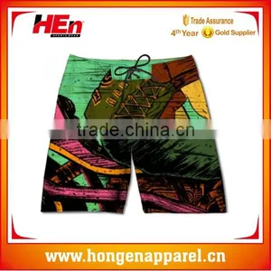 Hongen Apparel Custom Design Sublimation Print Anti-Uv Board Shorts Fashion Design Sexy Women Board Shorts thumbnail-1
