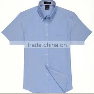Men's Oxford Shirts,man Oxford Shirt,short Sleeve Shirts,office Shirts Cheap Price, 5pcs MOQ thumbnail-5