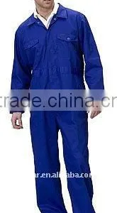 Coverall Overalls Regular Navy Poly Cotton Boilersuits Jumpsuit Press Stud Front Workwear thumbnail-1