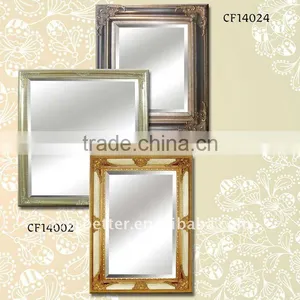 Traditional Antique Design Solid Wood Country Style Classic Mirror thumbnail-1