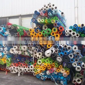Pvc Coated Fabric Tarpaulin Stock Lots For Tent and Truck Cover thumbnail-3