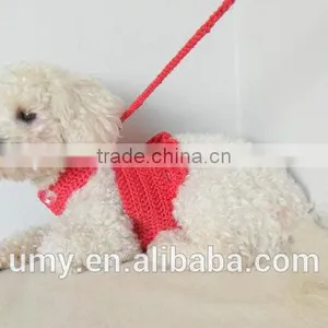 Dog Harness Dress Clothing For Small Dogs Cotton Crochet Harness Pet Product thumbnail-2