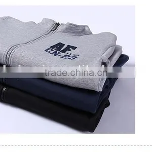 Zipper Hoodie - Mens Zipper up Hoodies - Men's Custom Design Printing Zipper up Fleece Hoody Jackets/sweatshirts thumbnail-3