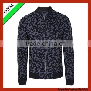 OEM High Quality Fashion Men Hoodie Fashion Jacket Baseball Jacket thumbnail-2