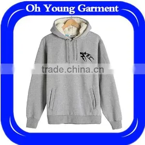 SUPERIOR QUALITY OVERSIZED LOOPED FABRIC HOODIES FOR MEN LONG SLEEVE SOFT HANDSOME COOL HOODIES WITH HOOD MADE IN CHINA thumbnail-1