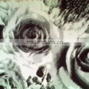 Flower Printed Satin Fabric 32*21 165*56 thumbnail-1