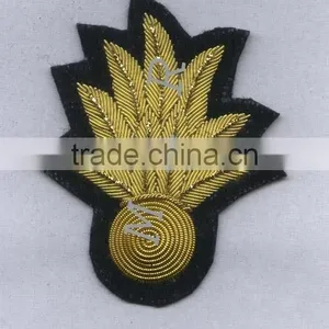 Grenade Hand Embroidery Badge thumbnail-1