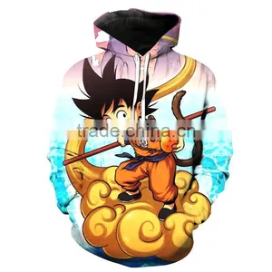 2017 Fashion-Plus Men's Hoodies Long Sleeve Printed 3D Contemplative Man Galaxy Sweatshirt M-6XL Plus Size thumbnail-1