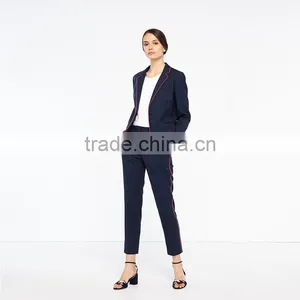 New Fashion Italian Collars Edging Trim Button Fasten Dot Print Jackets Womens thumbnail-2