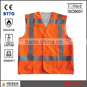 High Visibility Flame Retardant Safety Vest Hivis fr Vest thumbnail-1