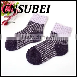 China Supplier Customized Winter Child Baby Colorful Rabbit Wool Tube Socks thumbnail-4