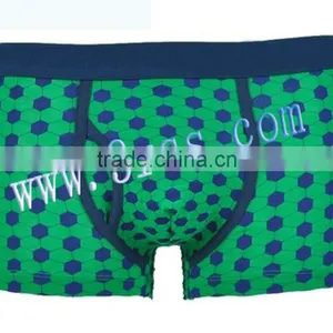 Hot Green Boxer Seductores Boxer Short Man Under Wear for Teen Boys thumbnail-1