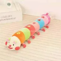 Hot Super Cute Caterpillars Pillow And Waist Pillow, On The Car Will Be Very Dazzling. Embroidered Caterpillar Pillow, Lavender Caterpillar Pillow, Eight Section Caterpillar Pillow. thumbnail-1