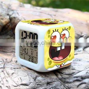 SpongeBob Digital LED Alarm Clock,SpongeBob Table Clock,Desk Alarm Clock thumbnail-2
