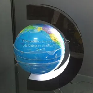 8 Inch C Shape Levitation Magnetic Rotating Globe thumbnail-5