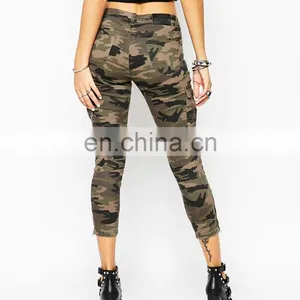 2015 NEW Women Ladies Denim Skinny Cargo Pants Hot Northmore Trouser Pants Fashion Latest New Design thumbnail-3