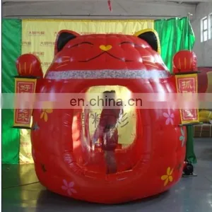 2.5m High Inflatale Catch Money Machine / Inflatable Lucky Cat thumbnail-1