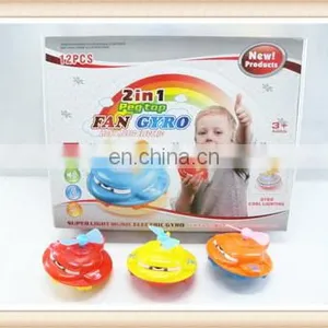 New Product Plastic Kids Musical Fanner Rotary Mini Toy Fan thumbnail-1