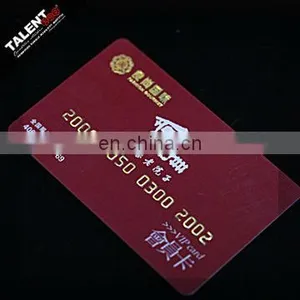 Custom Printed Promotion Simple Gift Business Plastic Vip Warranty Card thumbnail-4