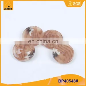 High Quality Fancy 4 Holes Plastic Resin Button for Coats BP40548 thumbnail-1