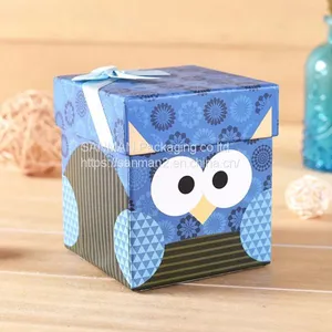 Square Customized Craft Printed Gift Box With Lid thumbnail-4