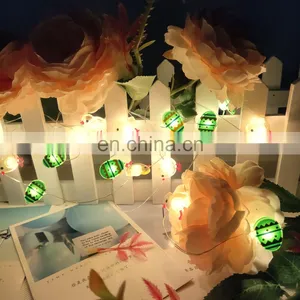2020 New 10L Led Harvest Festival Wood Easter Eggs and Chick Copper Wire Light for Home Decoration Bedroom Wall thumbnail-6