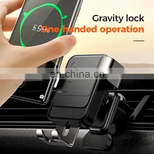Joyroom Good Quality Gravity Holder Wireless Fast Charging Car Holder With Dashboard & Air Vent thumbnail-6