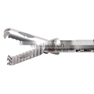 Geyi Autoclavable Laparoscopic Instruments Veternary Surgery Laparoscopic Rat-teeth Forceps Endoscopic Instruments for Animal thumbnail-2