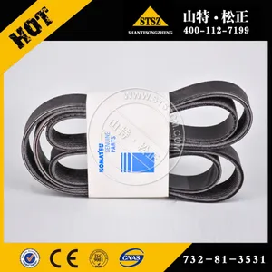 6732-61-3870 BELT It is Suitable for Komatsu SA6D102 Engine Model thumbnail-2