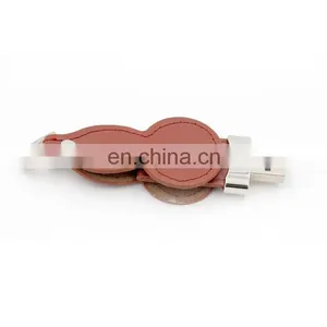 Wholesale Customized Logo Pendrive USB Flash Drive Gift Leather With Gift Box Packing thumbnail-3