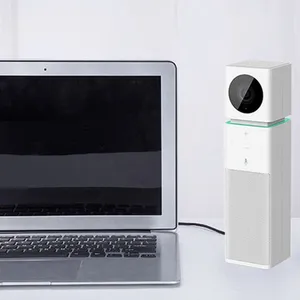 CIW Cube White 1080 USB LED Light Ring Touch Screen Camera Speaker Microphone All-in-One Conference Video Camera thumbnail-2