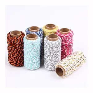 Factory Hot Sells Plied Cotton Ball/Mop Double Color Cotton Rope thumbnail-2