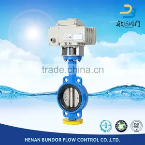 China Supplier High Performance Dn200 Cast Iron Wafer Price Motorized Butterfly Valve thumbnail-4