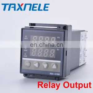 Digital PID Temperature Controller REX-C100 REX C100 Thermostat With 40DA SSR Relay K Thermocouple 1m Probe RKC SSR-40DA thumbnail-3
