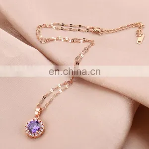 9K, 14K, 18K Real Gold Cable Chains Necklace Yellow Gold Rose Gold White Gold Solid Gold Link Chain thumbnail-4