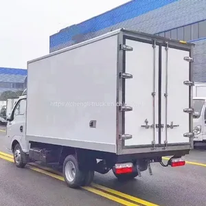 Dongfeng 4x2 2ton Mini Refrigerated Truck Diesel or Gas or Electric Powered thumbnail-2