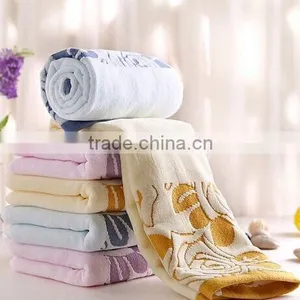 Best Quality Beautiful Design Jacquard Fabric Egyptian Cotton Terry Towel From China Manufactory thumbnail-1