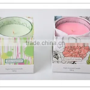 180g Decorative Scented Glass Candle Jar thumbnail-1