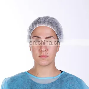 Disposable Food Industry Hair Elastic Round Cap thumbnail-3