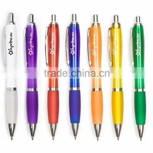 The Most Popular Plastic Ball Pen With Metal Clip thumbnail-1