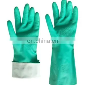 Household Oil Protection Water Proof Rubber Work Latex Washing Dishes Cleaning Kitchen Nitrile Gloves thumbnail-2
