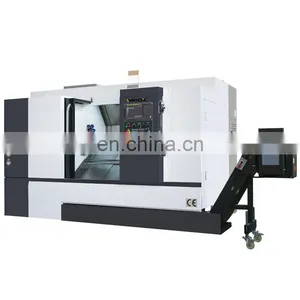 Factory Direct Sell SWL550/1000 35-degree CNC Slant Bed Turning Center Lathe Machine From China thumbnail-1