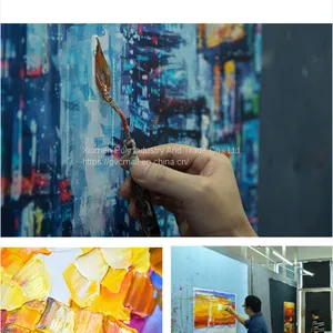 DIY Hand-painted Oil Painting Rose Oil Painting Home Decoration thumbnail-5