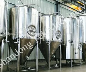 Stainless Steel Jacketed Cylinder Conical 3000L Beer Fermenter Factory thumbnail-3