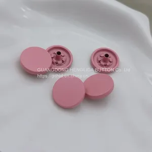 HLD Button Factory Wholesale 24L Colorful Dyed Spring Snap Button for Garment thumbnail-1