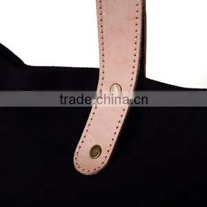 Eco Friendly Plain Black 24 oz Canvas Tote Bag,Cotton Canvas Tote Bag thumbnail-3
