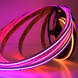 Digital Smart Control New Dam Type RGB FCOB Strip 576/720LEDs/m Waterproof WS2811 LC8806 LED Strip Light Outdoor Ornamental thumbnail-4